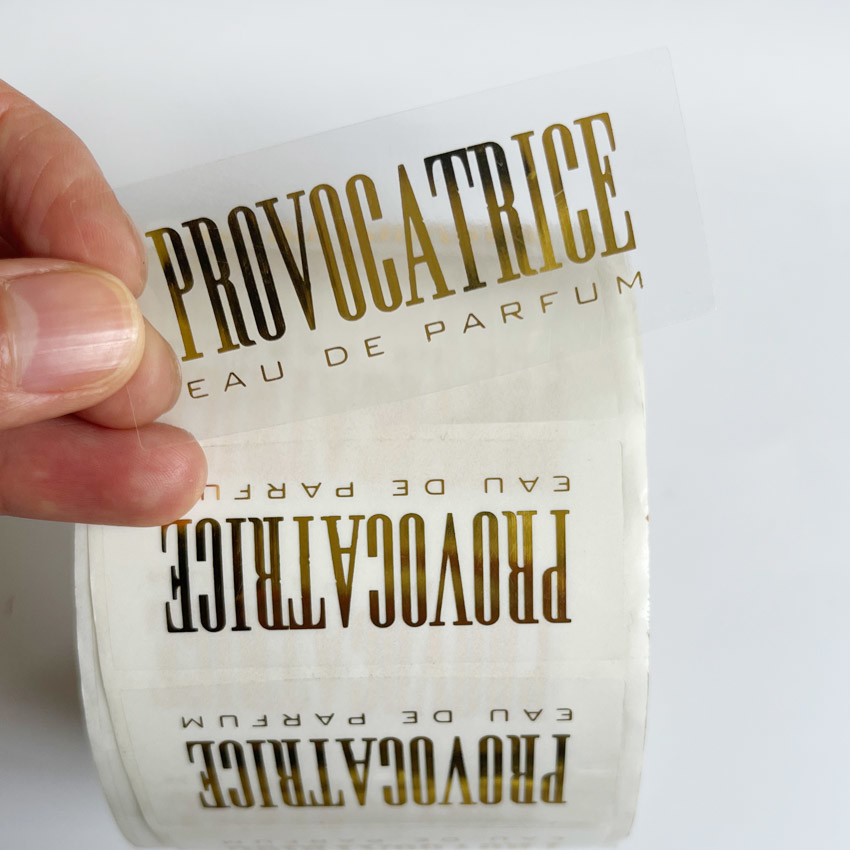 China 70mm 30mm Holographic Die Cut Stickers Transparent Eco Friendly wholesale