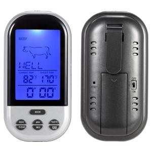 China LCD Wireless Barbecue Timer Food Cooking Thermometer Digital Probe Meat Thermometer BBQ wholesale