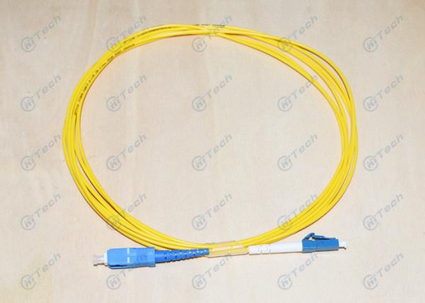 Zero - Defects QA Program Fiber Optic Jumper Simplex SC-LC Patch Cord High