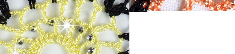 Black Evening Triangle Shawls Wraps with Tassel in Granny Square Pattern
