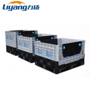 China Saving Space Folding Crate Box Collapsible Plastic Shipping Crates wholesale