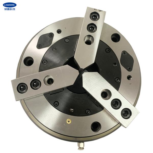 Quality High Speed Pneumatic Front Mount Chuck With Three Jaws For CNC Machine for sale