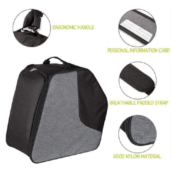 ODM Professional 600D Polyester Ski Boot Bag Backpack