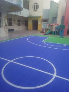Playground Equipment Interlocking Playground Mats Shock Absorbing Modified