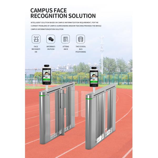 8In Face Recognition Thermometer Swipe Visitor Access Control Punch In Machine