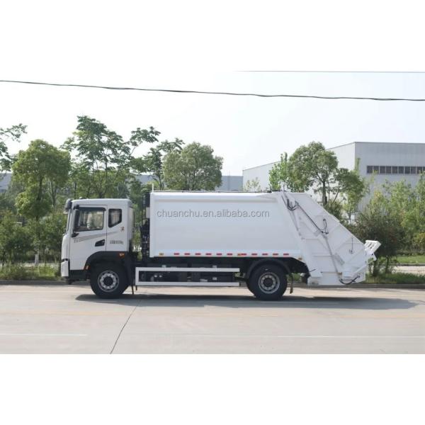 Pure Electric Cutting Edge 4 Sided Self Loading Garbage Truck Optimizing Waste Collection Efficiency