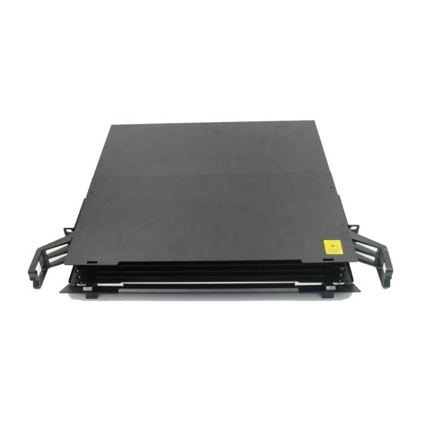 144 Fibers 1U UHD MPO Patch Panel Optical Distribution Frame Up to 12 Modules ODF
