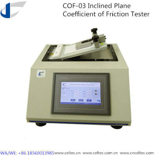 Slide Angle Friction tester Inclined plane Inclined Plane Friction Tester ASTM D 202, TAPPI T 548, TAPPI T 815