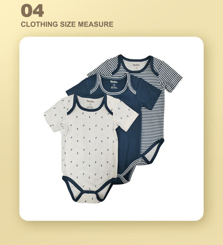 Comfortable and Stylish Baby Romper Made of 100% Organic Cotton for Ages 0-36 Months