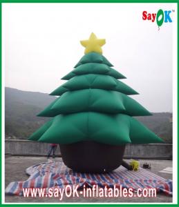 China Green Inflatable Christmas Tree Inflatable Holiday Decorations wholesale