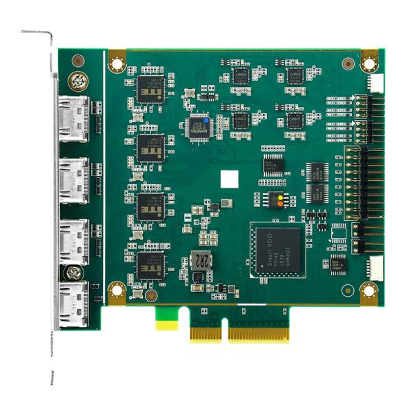 Quality PCIe Vmix Broadcasting Webcasting Video Capture Card 10bit HDMI Inputs for sale