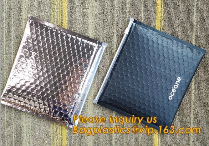Flat Envelopes Zip lock Bubble Bag, Low Price Most Popular Bubble Slider Bag,Plastic PE Material Mailer Slider Air Ziplo