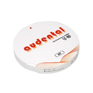 Round CAD CAM Dental Zirconia Block White High Translucency 37%