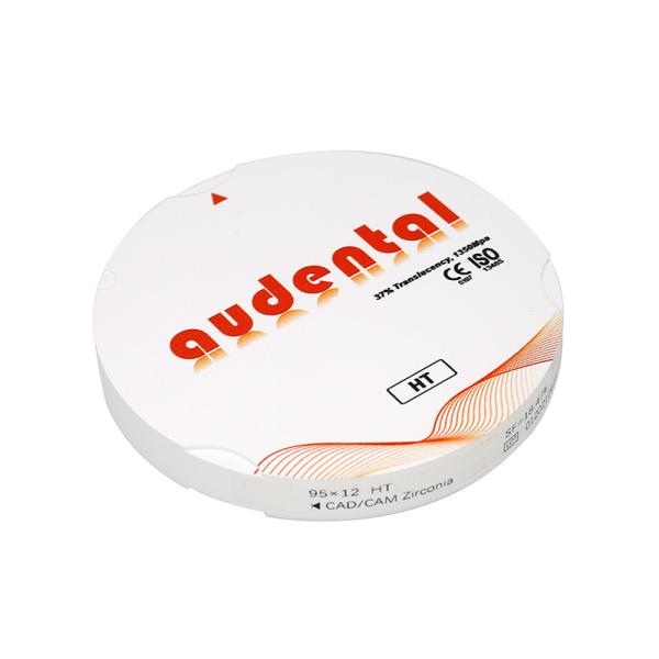 Quality Round CAD CAM Dental Zirconia Block White High Translucency 37% for sale
