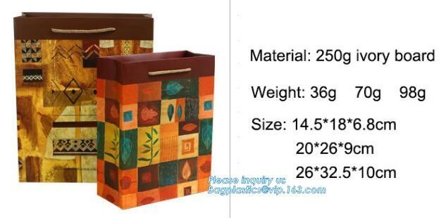 Custom paper bag with handle coated white paper bag printing pattern flower carrier bag,Flower carrier paper bags with d