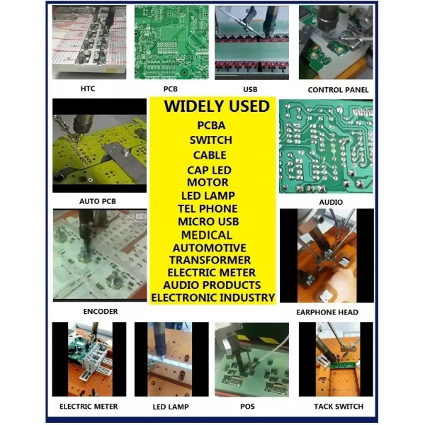 Automatic soldering robot full setup