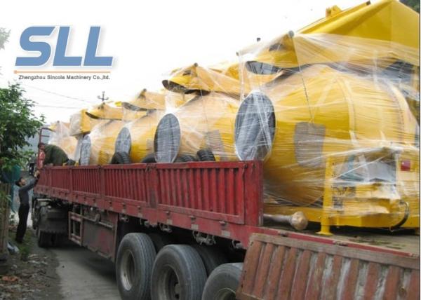 Quality 350L Concrete Pan Mixer Machine Cement Mixer Machine Simple Structure for sale