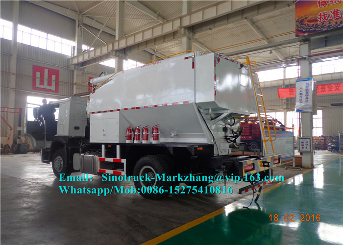 High Speed 6/8/10T Mining Crushing Equipment Mobile Mixing Unit For Mining Blasting