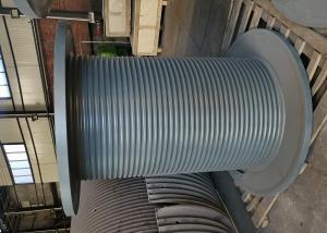 China 5 Layers 200m Capacity Steel Cable Drum Hydraulic For Assembling Winches wholesale