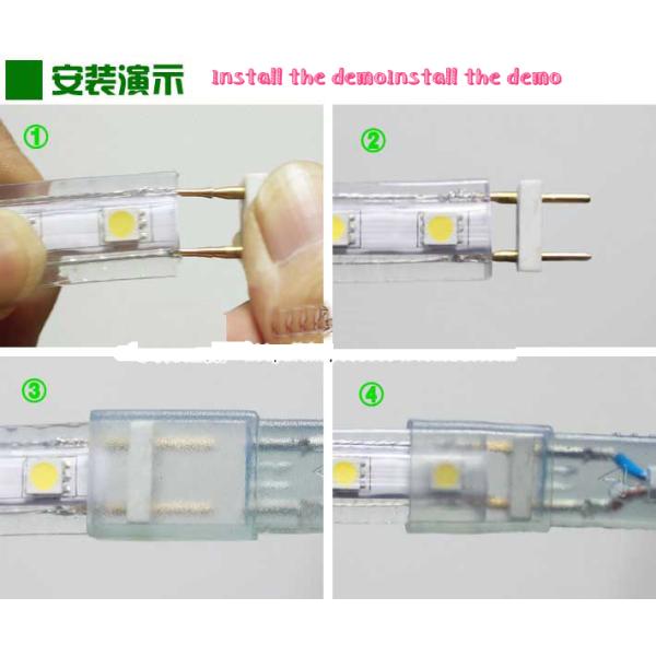 LED lights with connector lights plug