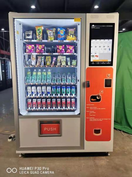 Quality Touch Screen Vending Machines Snacks Vending Machine Drinks for sale
