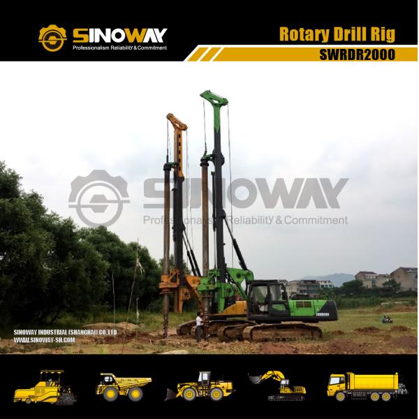 Hydraulic Crawler Drilling Machine 71m Diameter With Cummins Engine