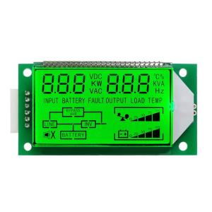 China Green Backlight TN LCD Module , inverter Ups Lcd Display 7 segment wholesale
