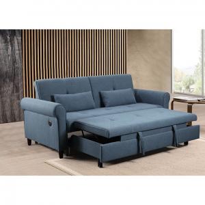 China Nordic Modern sofa set Luxury designs Living room sofa furniture with USB Custom folding bed wholesale