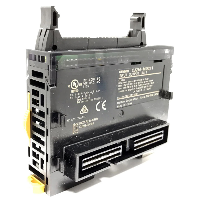 16 I/O PLC Programmable Logic Controllers CPU 2 Axis Pulse Plc Control System CJ2M-MD211