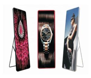 Floor Standing Mounted 1R1G1B 12bit Poster LED Display