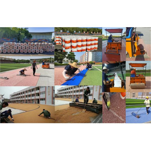 IAAF Approved Shock-Absorbent EPDM Rubber Flooring for Running Track for running Professional and Recreational Use