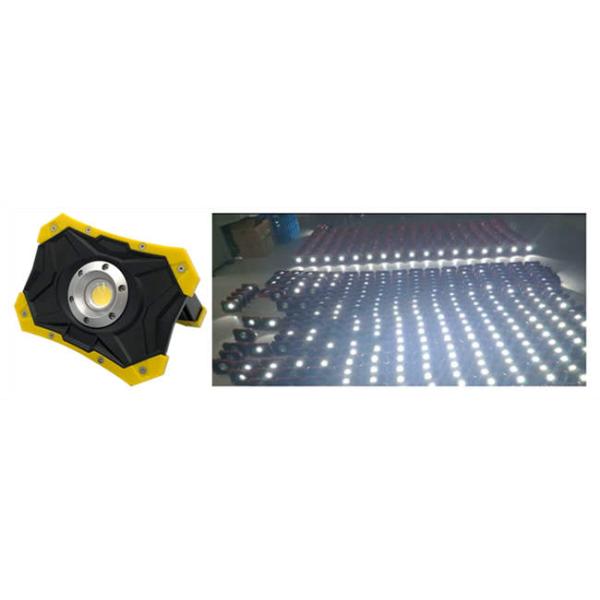 Handheld 10W COB LED AC DC Rechargeable Flood Lamp 1000 Lumen
