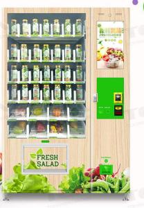 China Unmanned Service Automatic Fresh Salad Vending Machine With Lift System wholesale