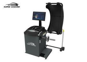 China Car Wheel Balancing Machine 200RPM With LCD Display / Laser Detection wholesale