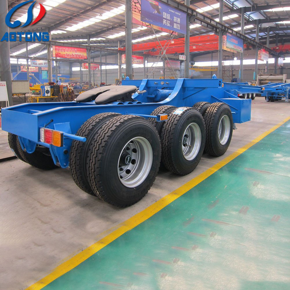 Semi-Trailer Hydraulic Axis Steerable Cast Semi Trailer for Multi Axles Bridge Girder Transport