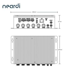 RK3399PRO Vehicle Embedded PC with CPU 2 * Cortex-A72 + 4 * Cortex-A53