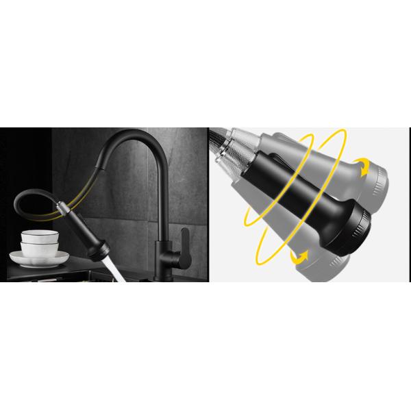 Splash Proof Kitchen Pull Out ODM Retro Bathroom Sink Faucets