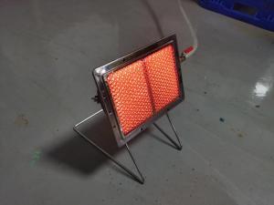 China Ourdoor Biogas Portable Gas Heater Ceramic And Metal No Flame on sale
