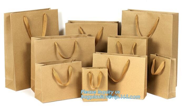 Customized Cut Printed Coated Paper Shopping Bag with Matt Lamination,rope handle custom logo printed white paper bag