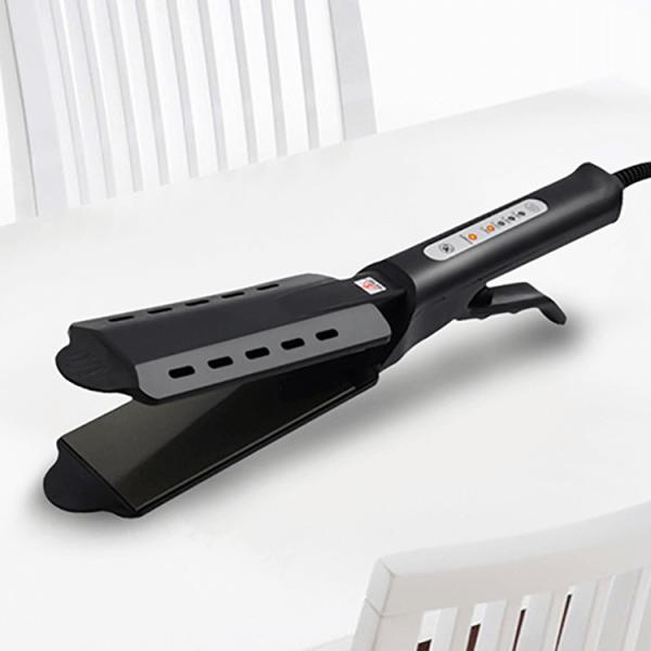 Quality PTC Heating 450 Degree Titanium Hair Flat Iron With LED Display for sale