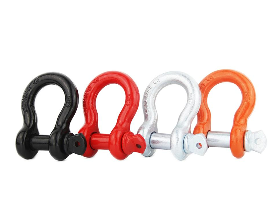 Rustproof Polished Forged Hardware , Practical Heavy Duty Shackle