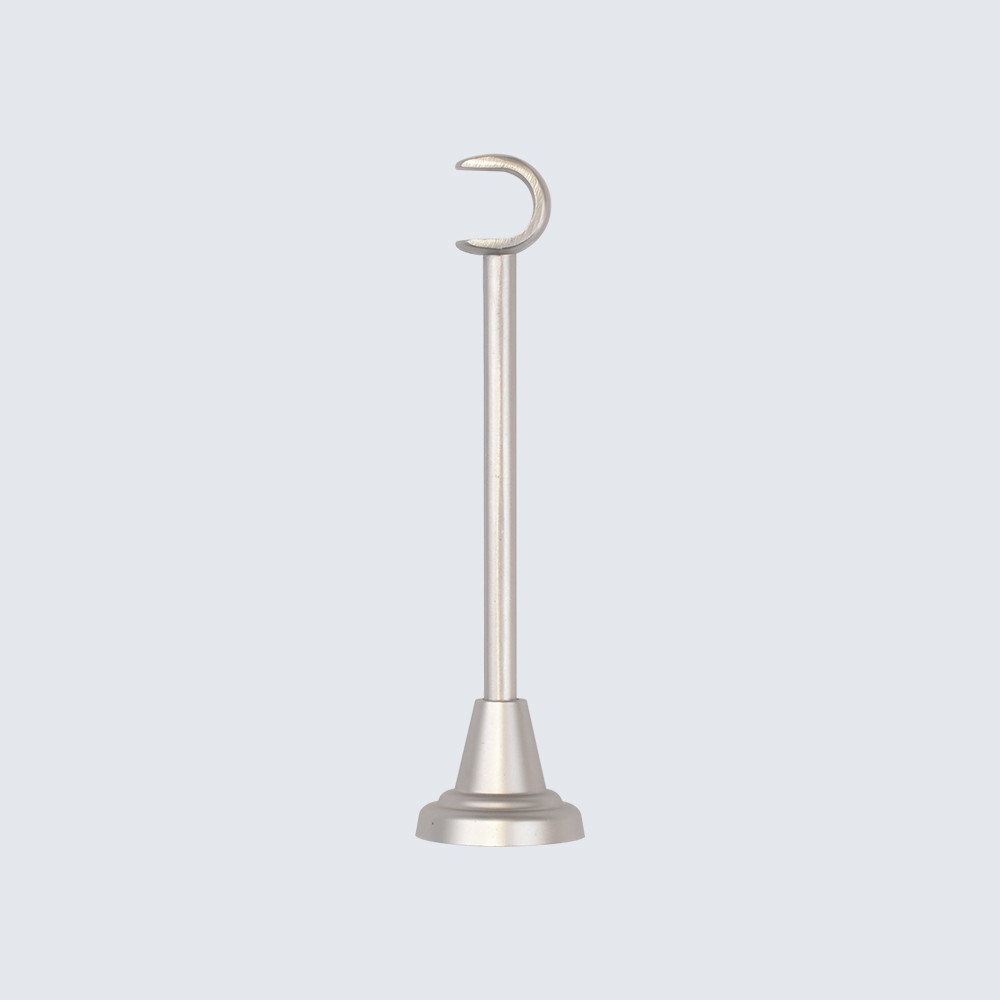 Multi Size Single Bracket Pipe Curtain Rods Aluminum Alloy Durable Curtain Hardware