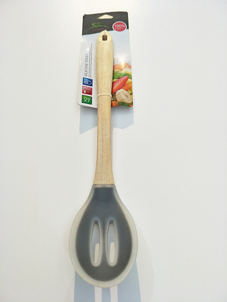 Silicone Kitchen Utensil Set Spaghetti Server Soup Ladle Slotted Spoon Slotted Turner skimmer turner spoon