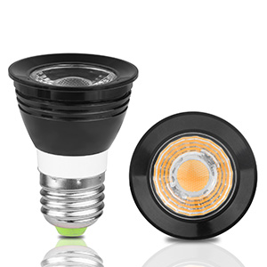 Black cover COB 5W Gu10/ Mr 16/E27 Spot light