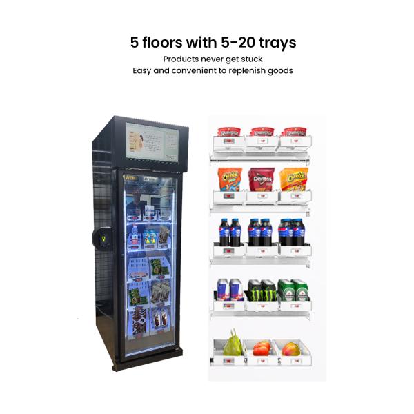 Remote Operation Metal Ice Cubes Vending Machine for Fast and Convenient Service