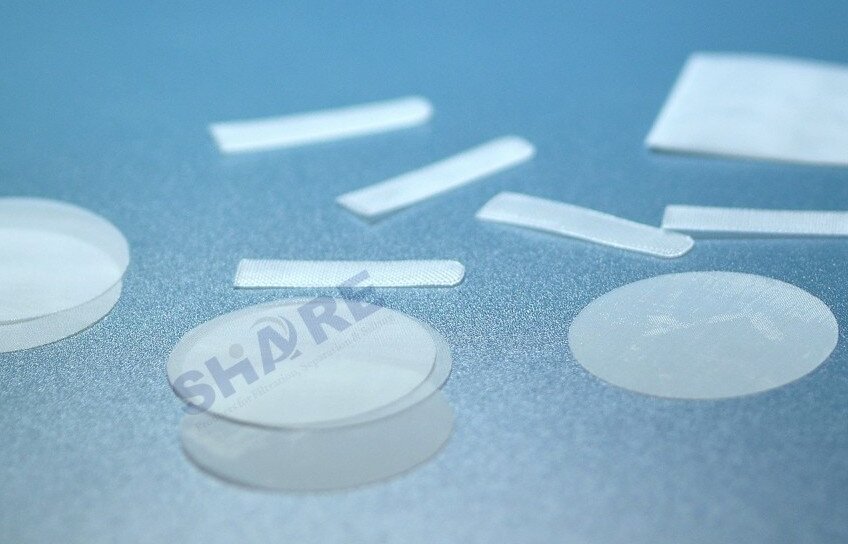 filter mesh cutted shapes