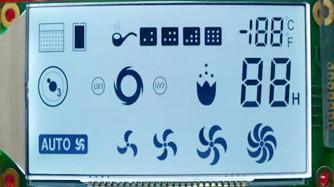 Quality Transflective Glass HTN LCD Display Panel Positive Segment For Washing Machine for sale