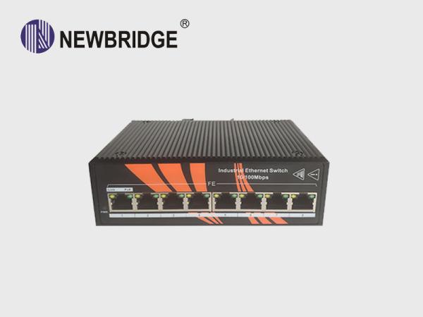 Quality 8 Port Unmanaged PoE Ethernet Switch IP40 Protect Grade Without Cooling Fan for sale