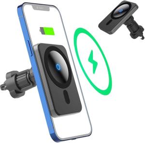 15W Magsafe Phone Mount With Charger