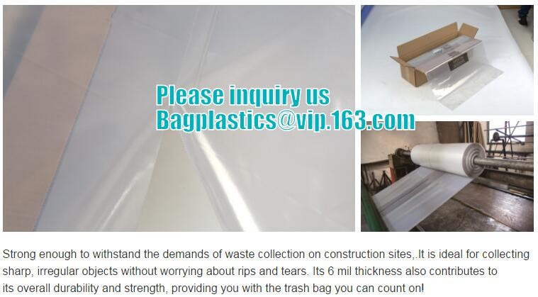 Heavy Duty Construction Plastic Asbestos Bag Waste Bag,Heavy Duty Disposal Polythene bags For Asbestos Removal BAGEASE